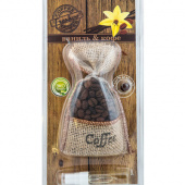 Ароматизатор подвесной органический Coffee Freshco (ваниль и кофе)