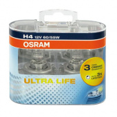 Лампы Osram H4 (60/55) Ultra Life 2шт.