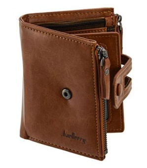 Бумажник 12х10х3см, коричневый QB3206