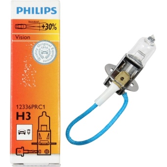 Лампа H3 стандарт (+30% яркости) Philips