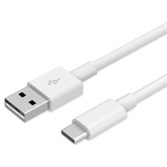 Кабель USB - type C белый 2,1А 1,0м