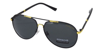 Очки Porsche 8843F черно-золотистая оправа