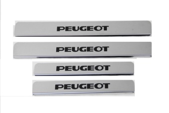 Накладки на пороги "Ладья" Peugeot